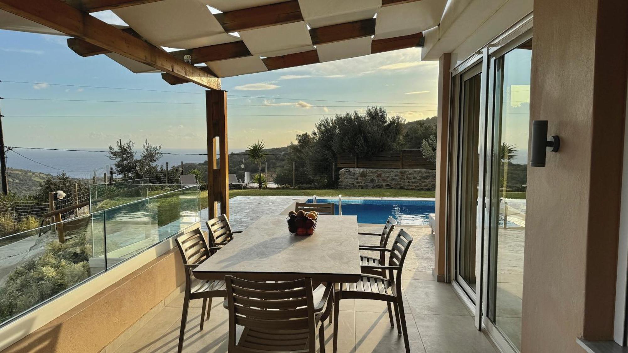 Villa Michael Triopetra Private Villa, Private Swimming Pool, Garden, Panoramic Sunset Екстериор снимка