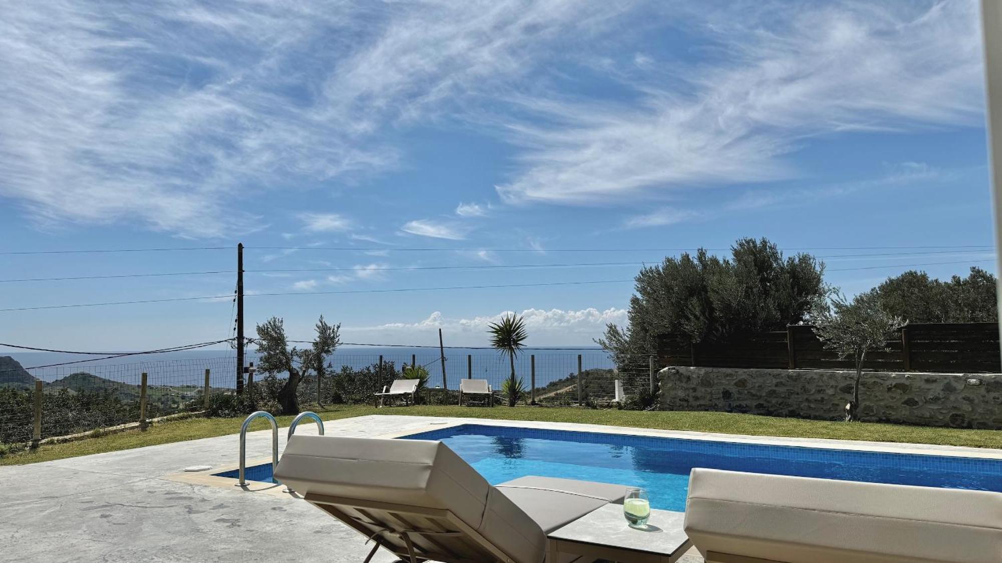 Villa Michael Triopetra Private Villa, Private Swimming Pool, Garden, Panoramic Sunset Екстериор снимка