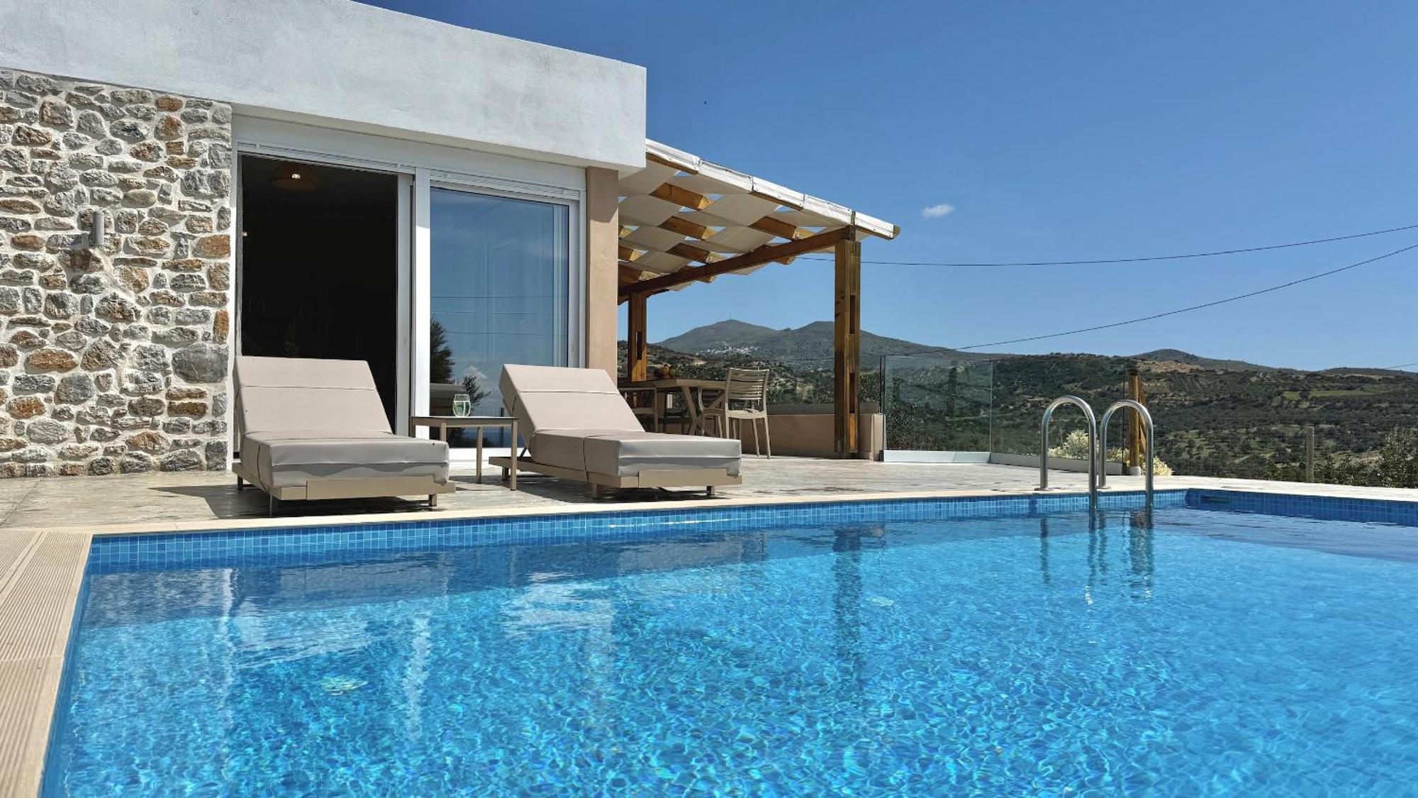 Villa Michael Triopetra Private Villa, Private Swimming Pool, Garden, Panoramic Sunset Екстериор снимка