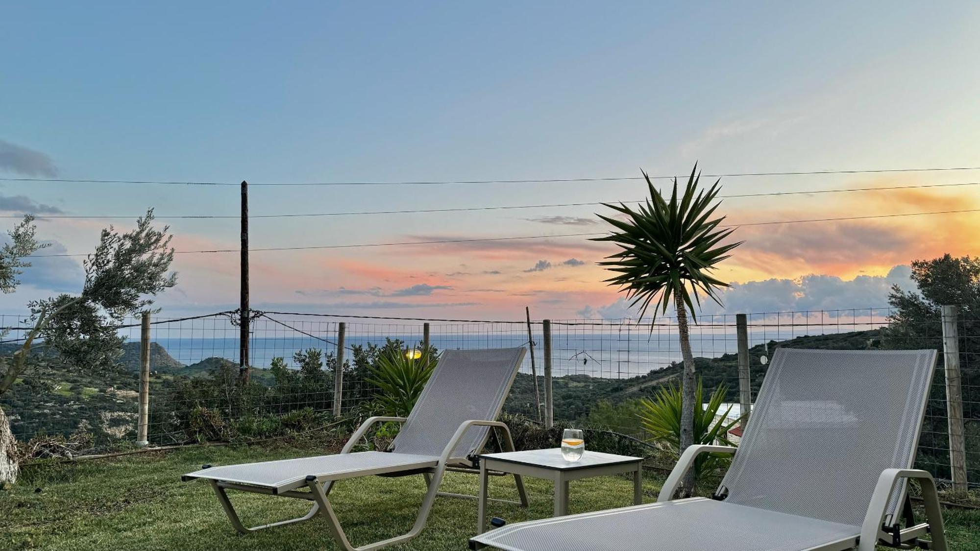 Villa Michael Triopetra Private Villa, Private Swimming Pool, Garden, Panoramic Sunset Екстериор снимка
