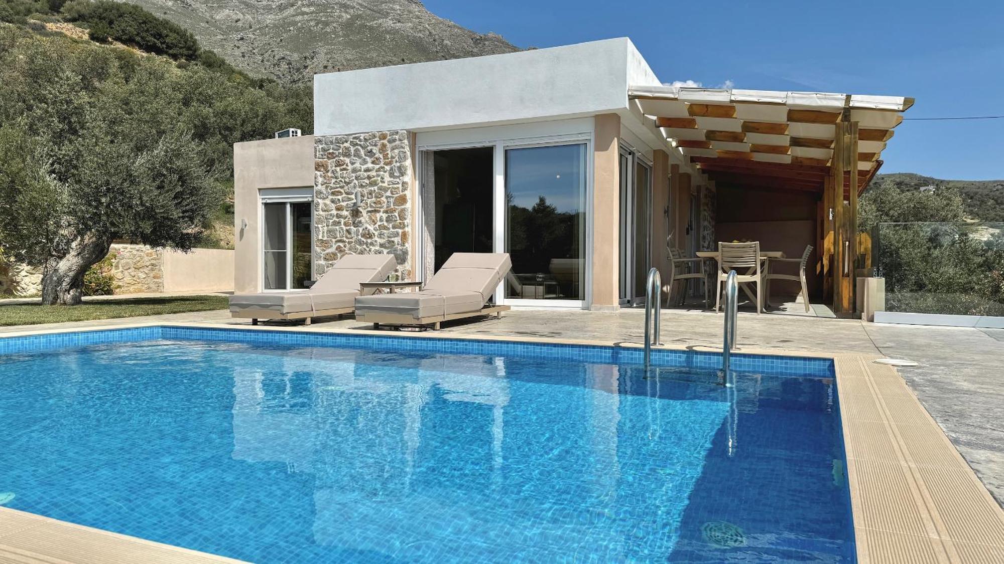 Villa Michael Triopetra Private Villa, Private Swimming Pool, Garden, Panoramic Sunset Екстериор снимка